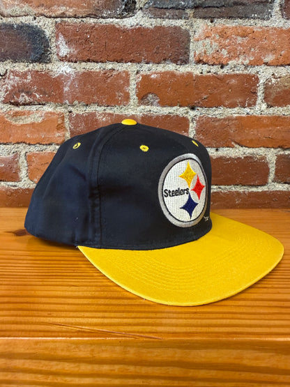Vintage Steelers Big Logo Team NFL Snapback Hat