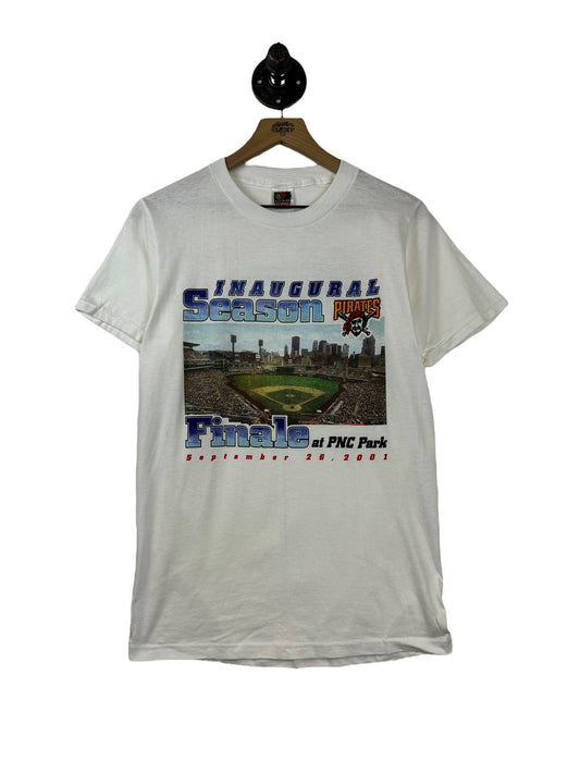 (S) 2001 Pirates Innagural Season at PNC Park Double Sided Tee