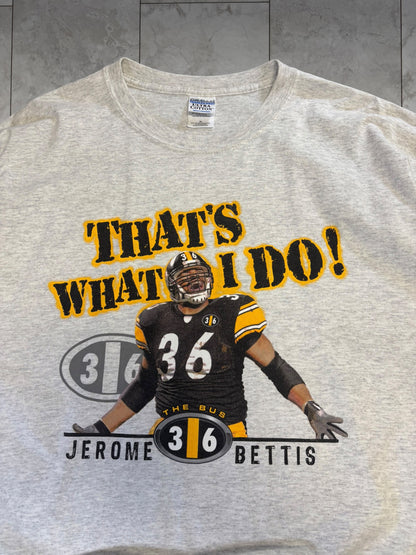 (XL) Vintage Y2K Steelers Jerome Bettis Graphic Tee