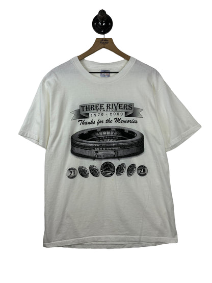 (L) 2001 Three Rivers Stadium Memories Double Sided Tee