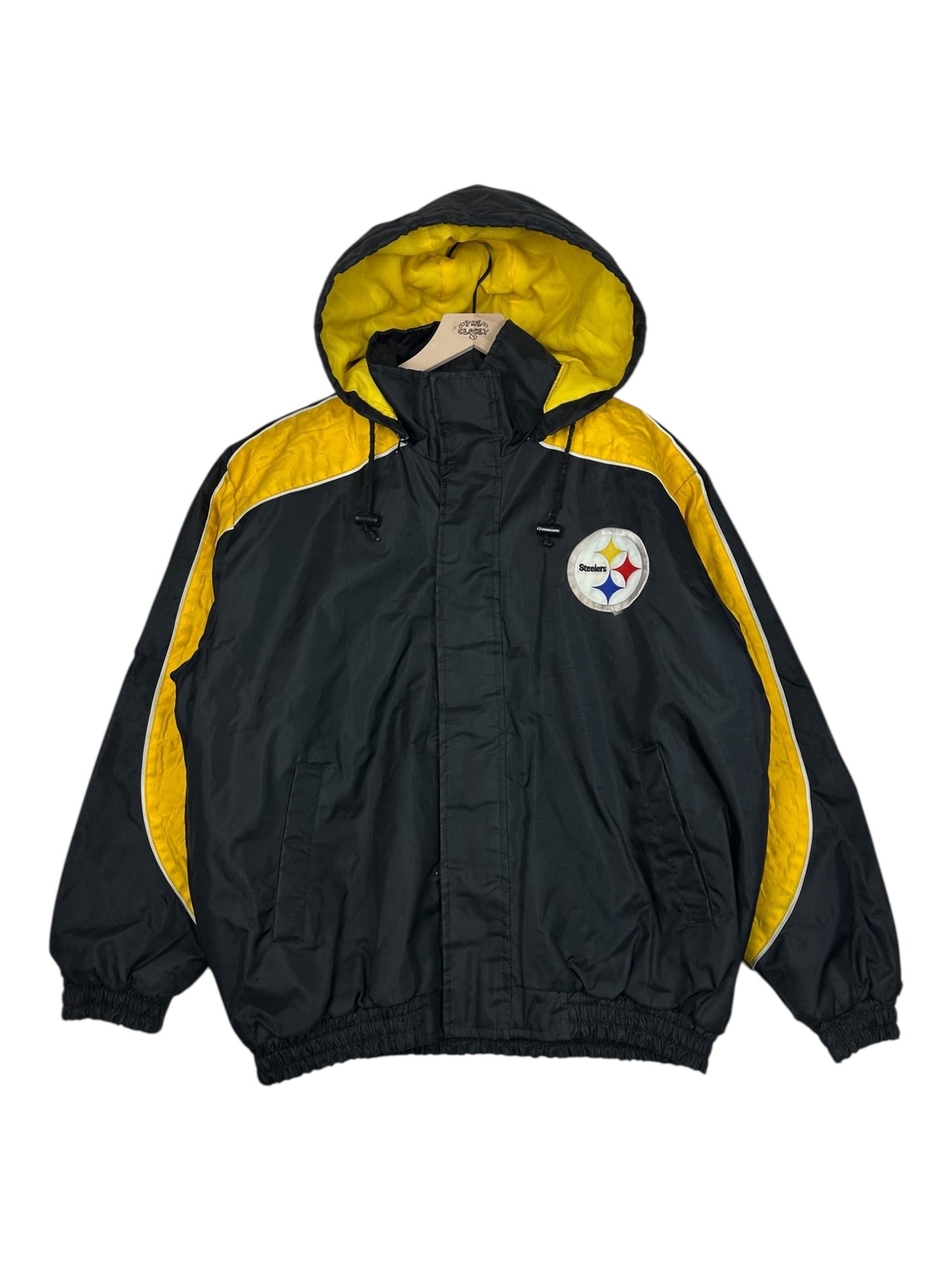 (S) Vintage Steelers Jeff Hamilton Embroidered Jacket