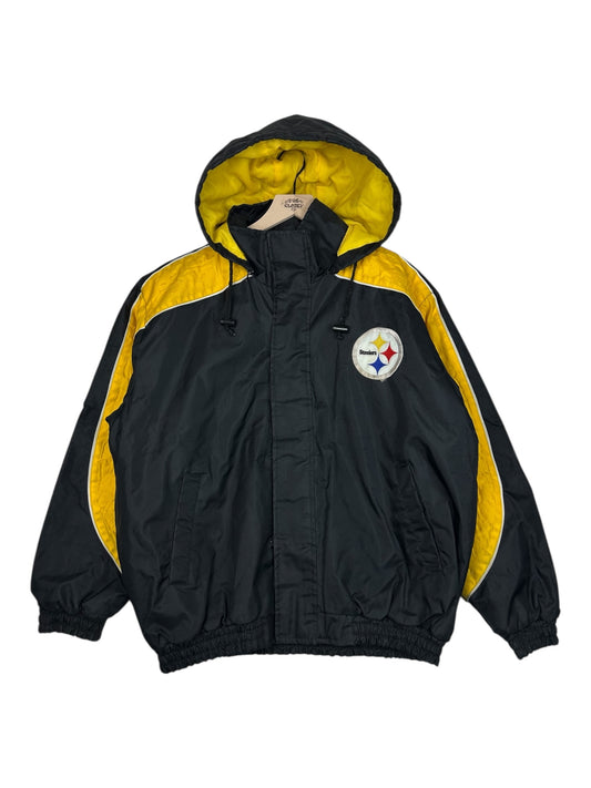 (S) Vintage Steelers Jeff Hamilton Embroidered Jacket