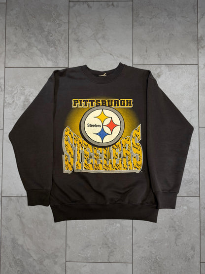 (M) Vintage 90's Steelers Graphic Crewneck
