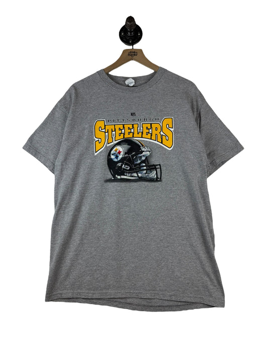 (L) Vintage Steelers NFL Helmet Tee