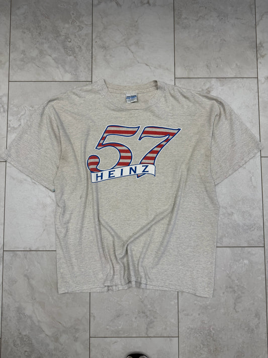 (XXL) Vintage 90's Heinz 57 Stripe Graphic Tee