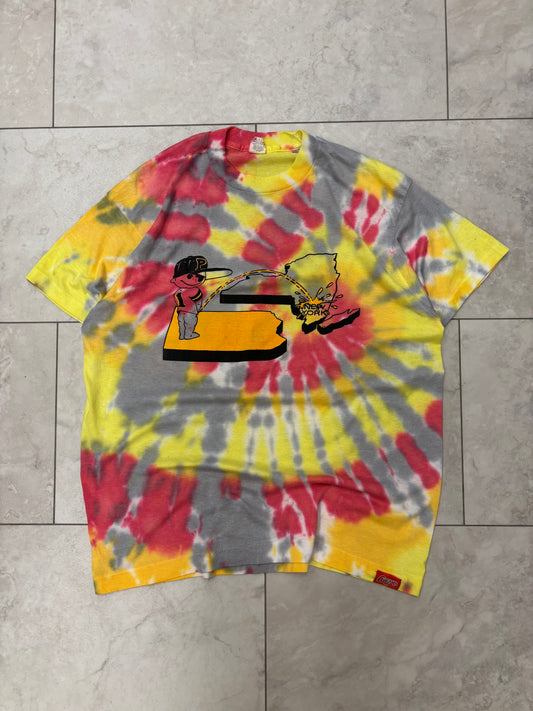 Custom 80’s Pirates Tiedye Tee - Cabana x The Closet