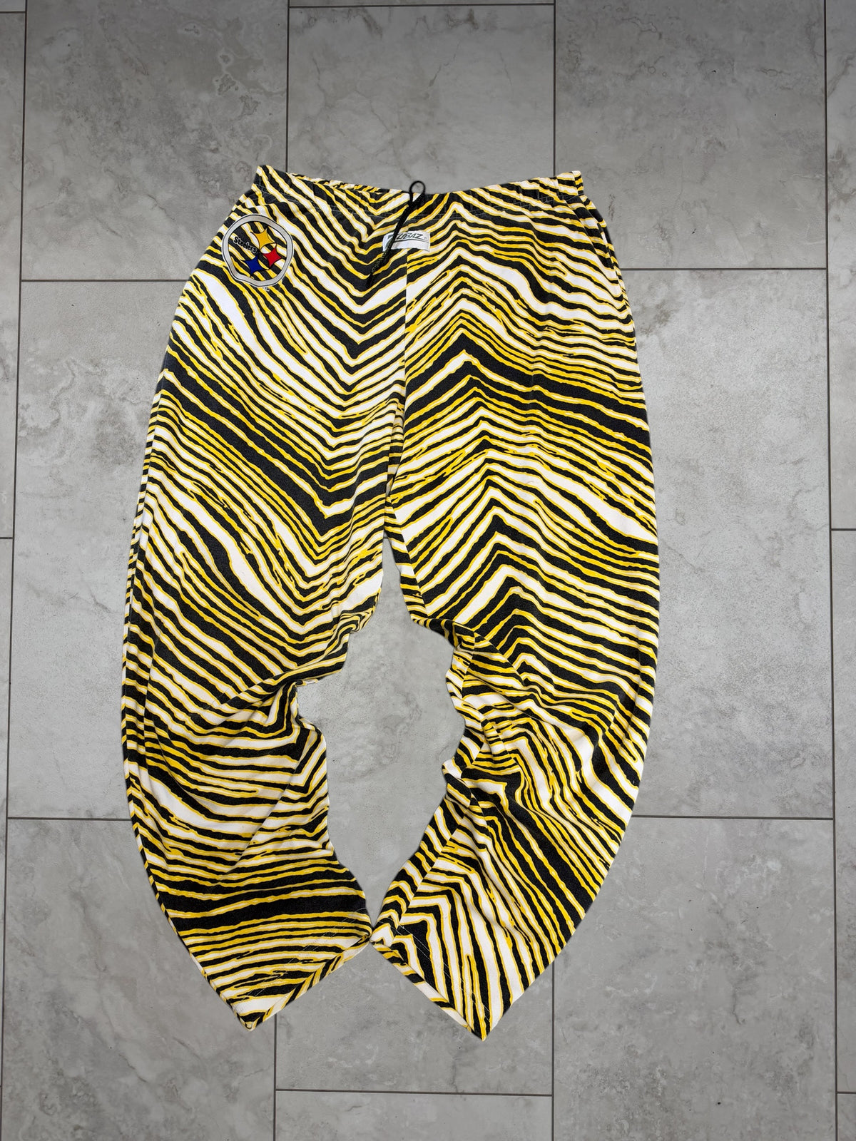 (L) Vintage 90's Steelers Zubaz Sweatpants