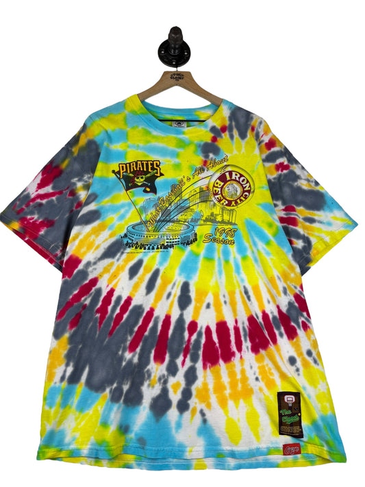 (XL)1998 Pirates Three Rivers Tiedye Tee #4