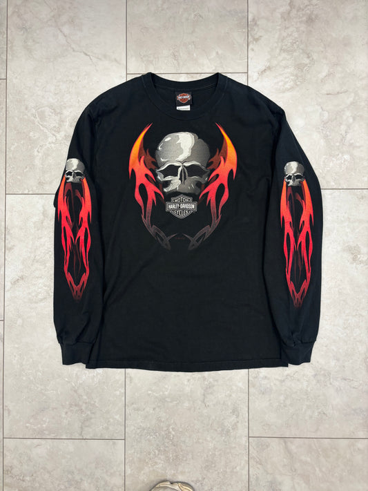 (M) 2005 Harley Pittsburgh, PA Flame Long Sleeve