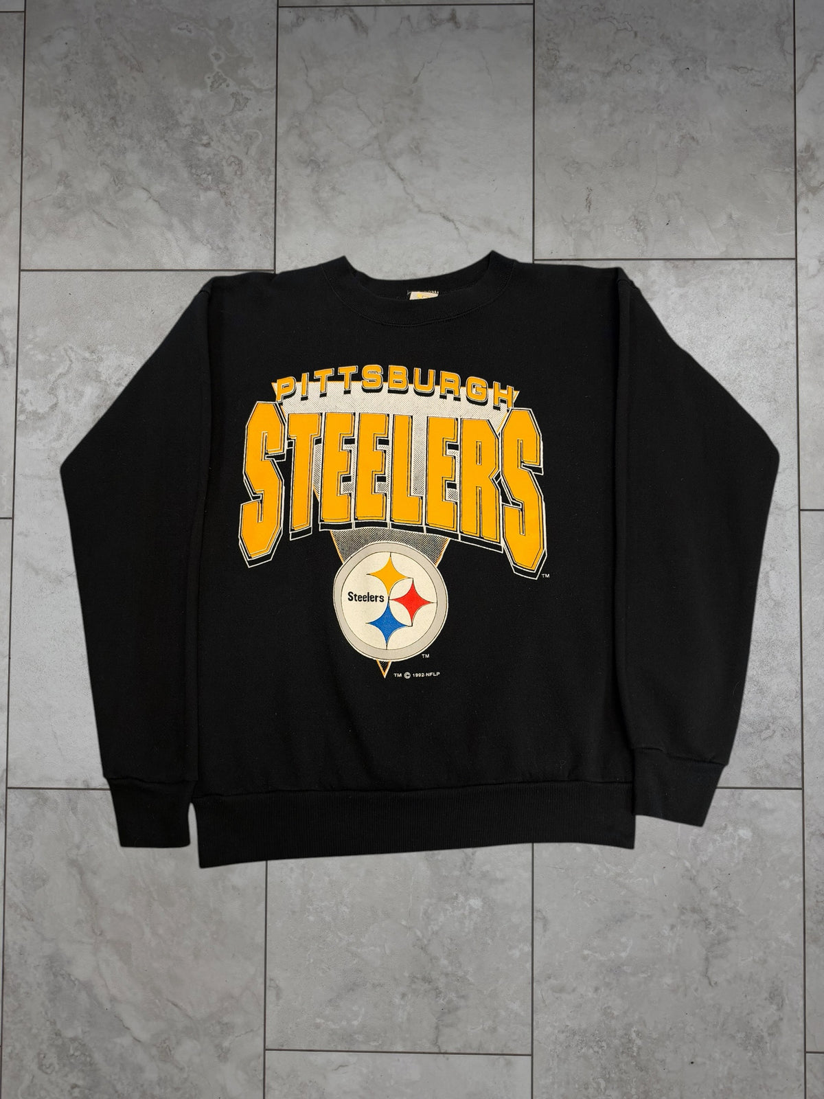 (M/L) 1992 Steelers Graphic Crewneck