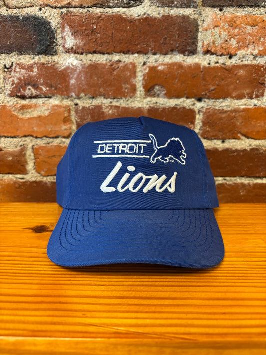 Vintage Detroit Lions Script Style Hat