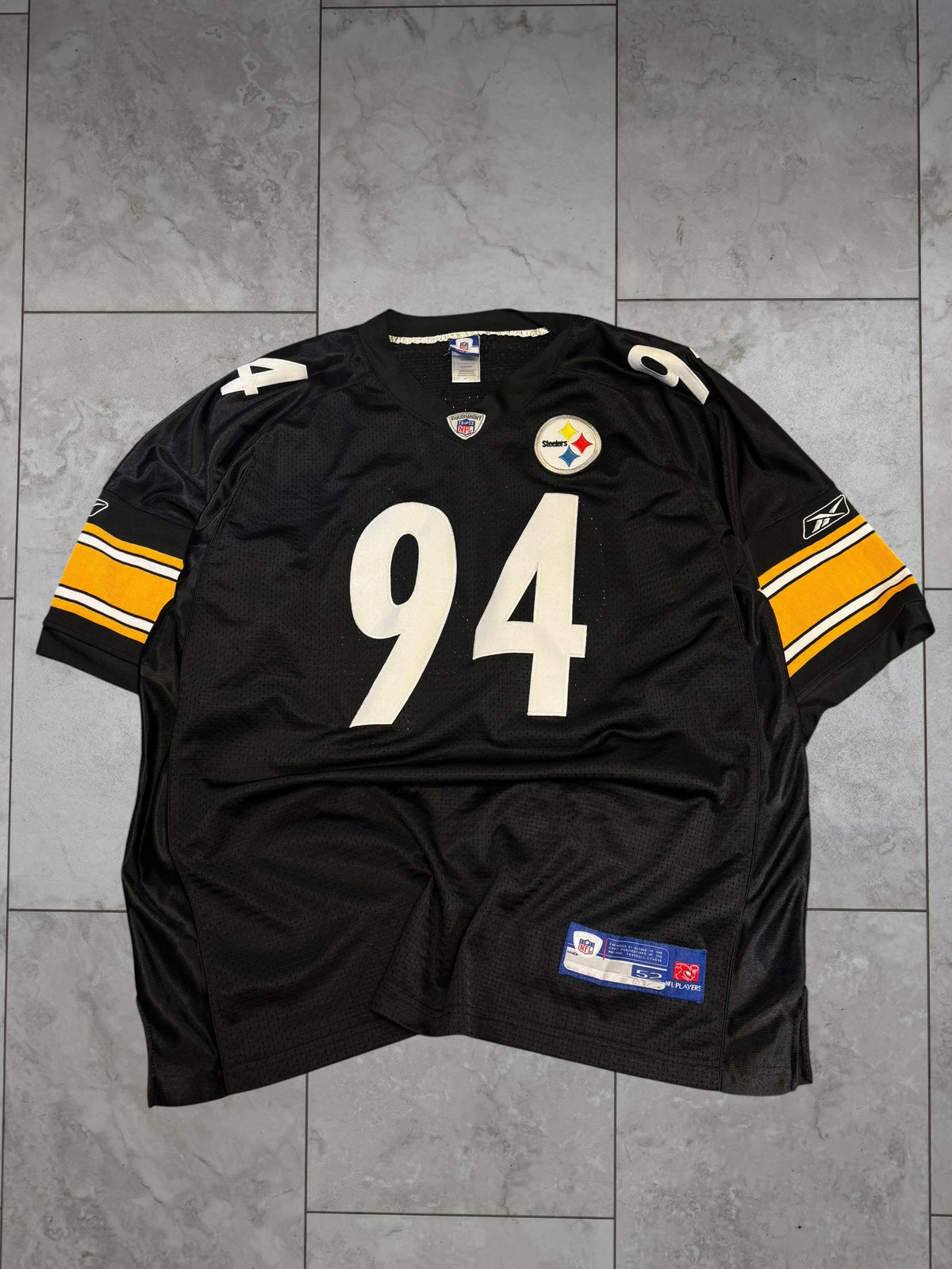 (XXL/52) Vintage Y2K Steelers Lawrence Timmons #94 Jersey