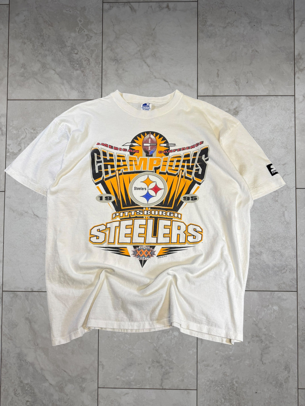 (XL) 1995 steelers AFC Champs Starter Tee