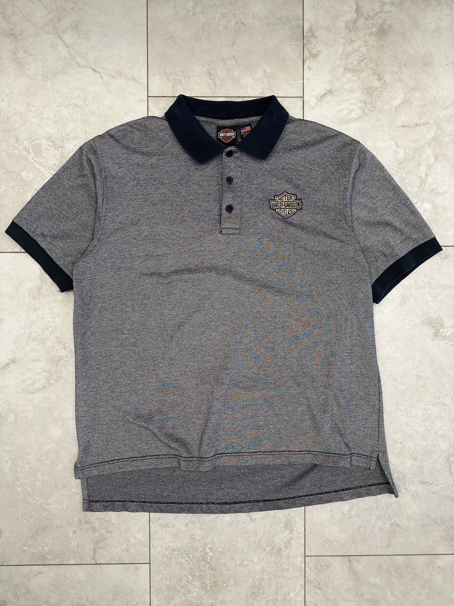 (XL) Vintage Harley Button Up Shirt