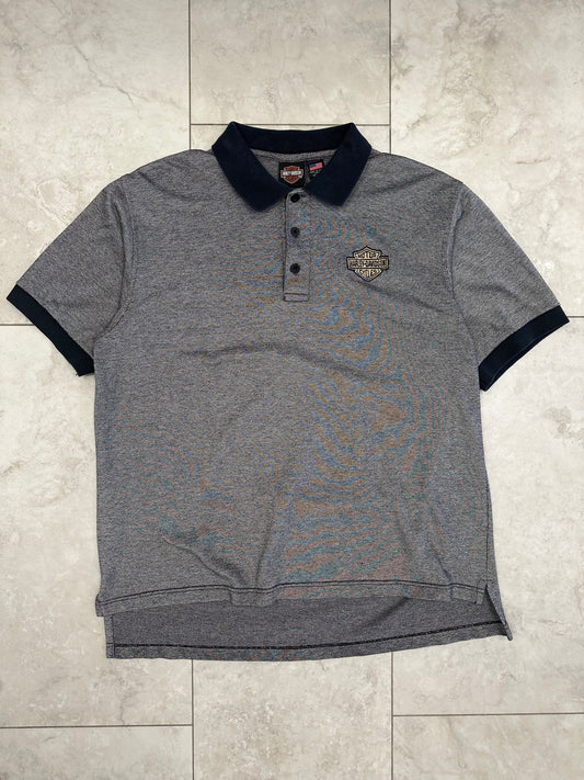 (XL) Vintage Harley Button Up Shirt