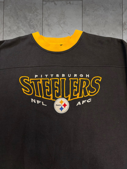 (XL) Vintage 90's Steelers Embroidered Crewneck