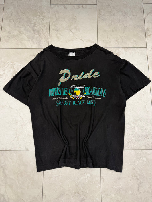 (L) Vintage 90’s Black History and  Universities Graphic Tee