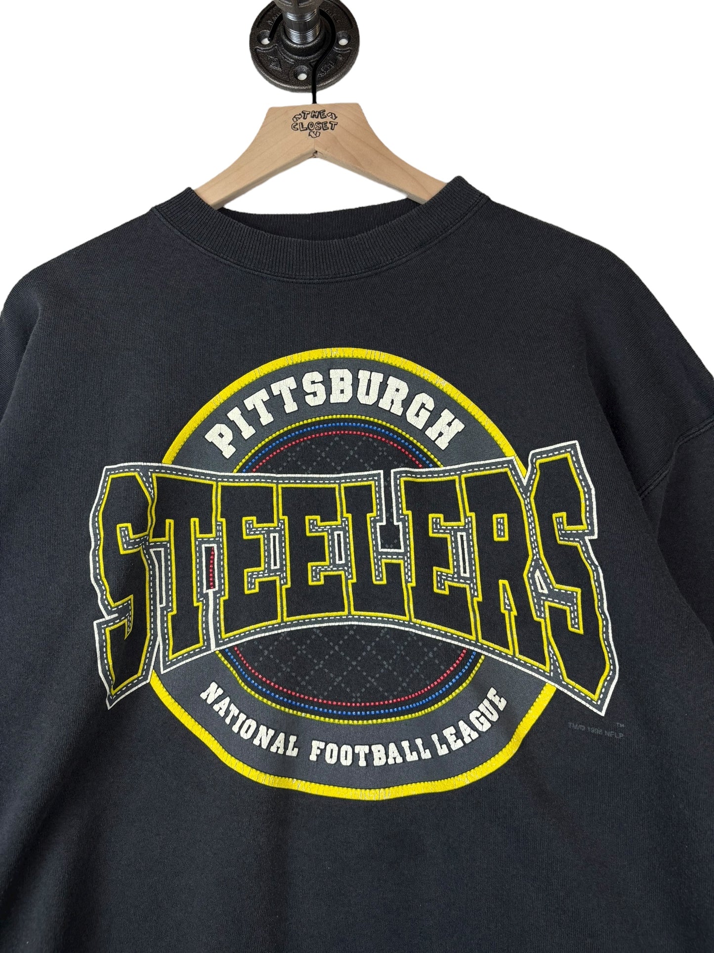 (L) 1996 Steelers Graphic Crewneck