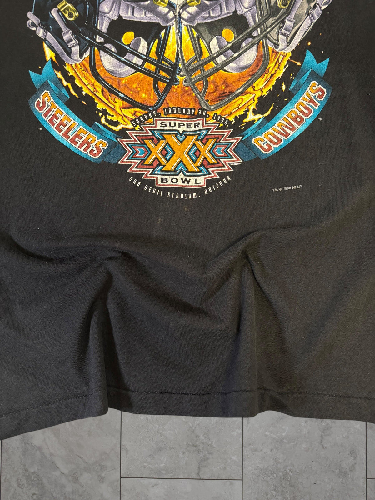 (XXL) 1995 Steelers SB XXX Graphic Tee