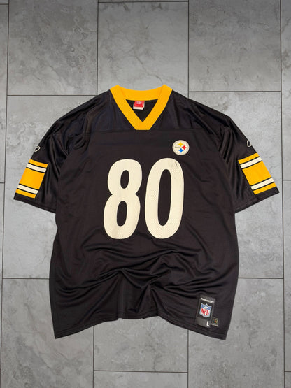 (L) Vintage Y2K Plaxico Burress #80 Jersey