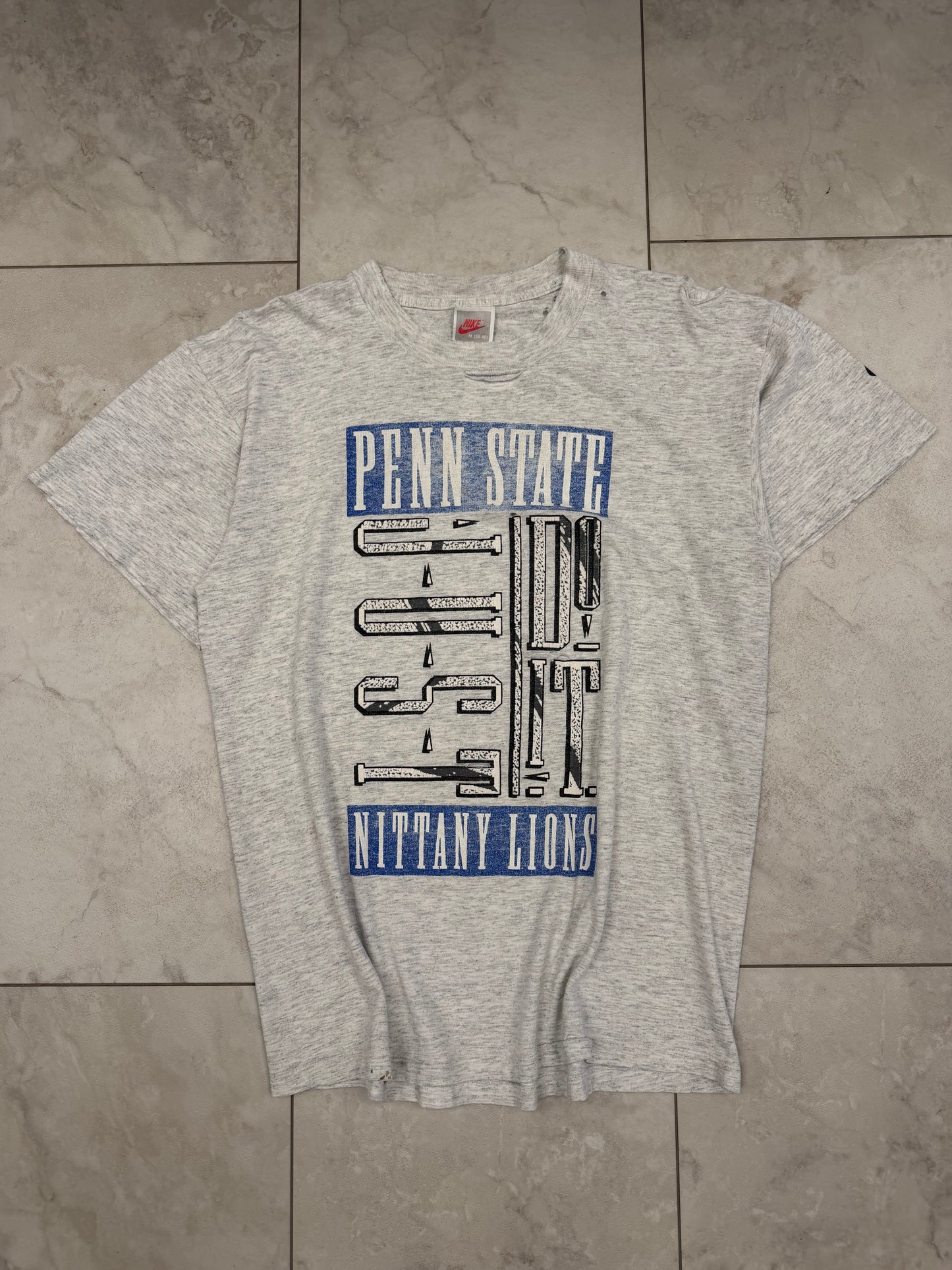(M) Vintage 90’s Thrashed Penn State Nittany Lions Nike Graphic Tee