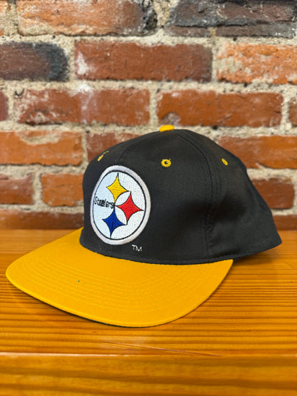 Vintage Steelers Embroidered Logo Snapback Hat (Brand New)