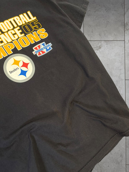 (M) 2005 Steelers AFC Conference Champs Tee