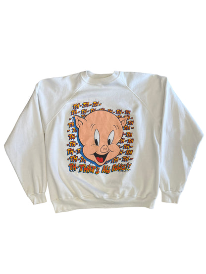 (L/XL) 1994 Looney Tunes That’s All Folks! Crewneck