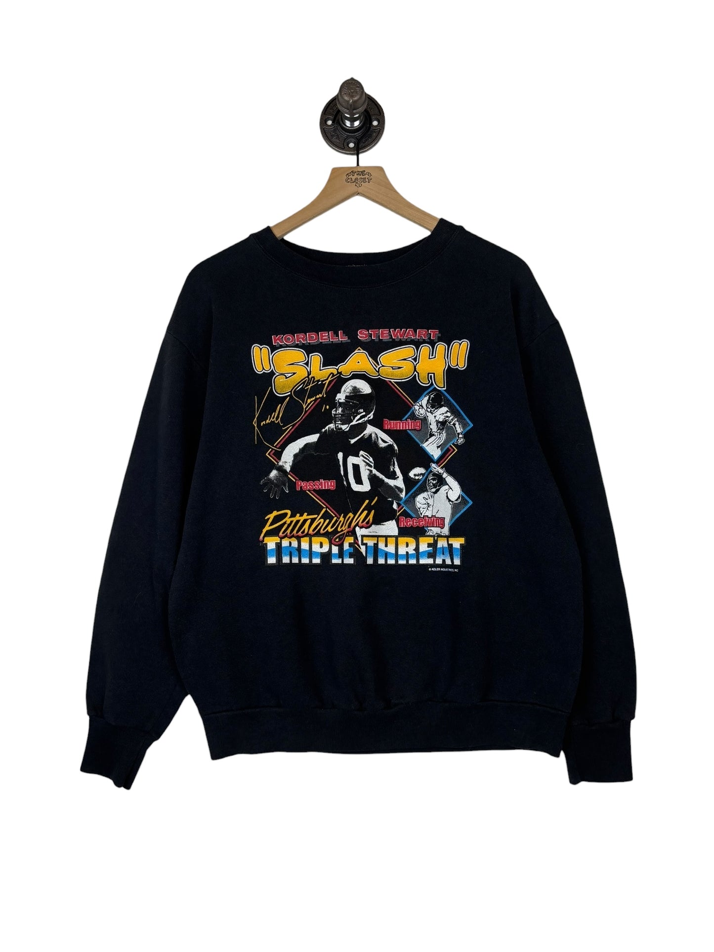(S/M) Vintage Steelers Kordell Stewart Graphic Crewneck