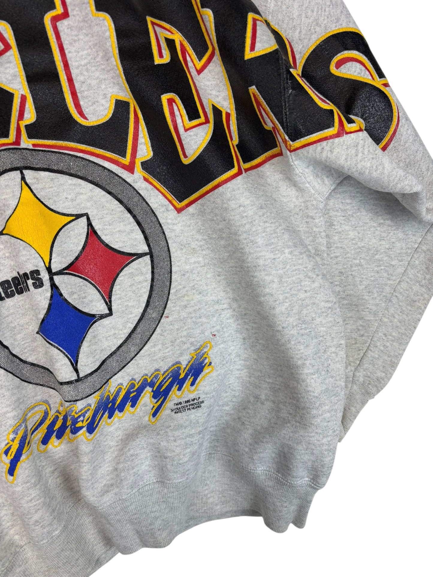 (M/L) 1995 Steelers Spell Out Crewneck