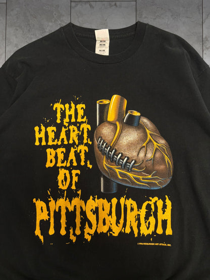 (XL) 1996 Steelers "Heart Beat" Graphic Tee