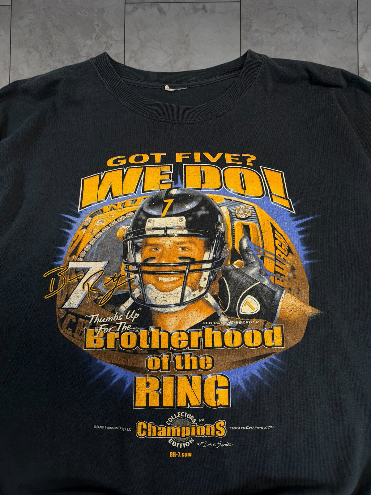 (XXL) 2006 Steelers Got Five? We Do! Tee