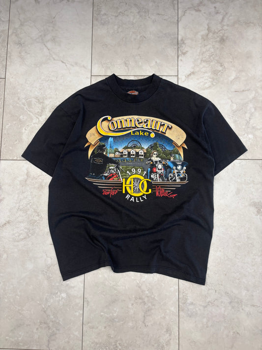 (L) 1991 Harley Conneaut Rally Tee