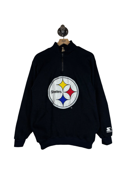 (M) Vintage Steelers Starter 1/4 Zip Pullover