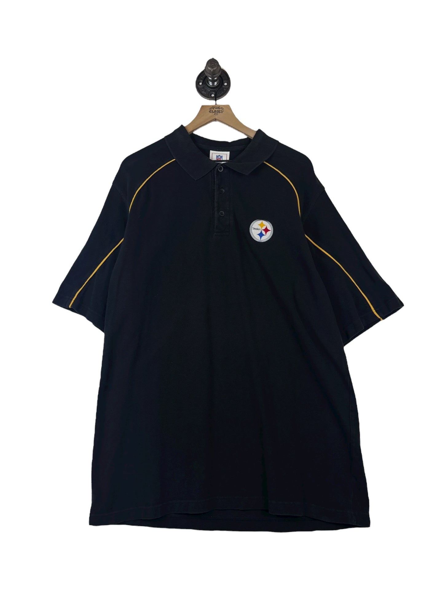 (XL) Vintage Y2K Steelers Polo