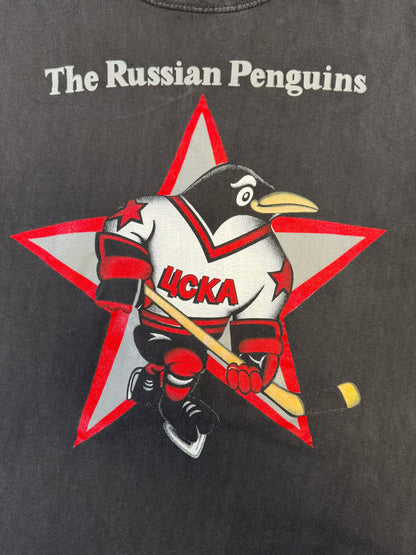 (M) Vintage 90’s The Russian Penguins Graphic Tee