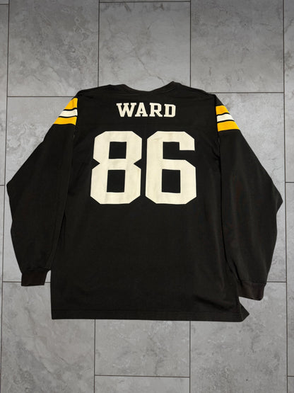 (XL) Vintage Y2K Steelers Hines Ward Reebok Long-Sleeve Jersey #86