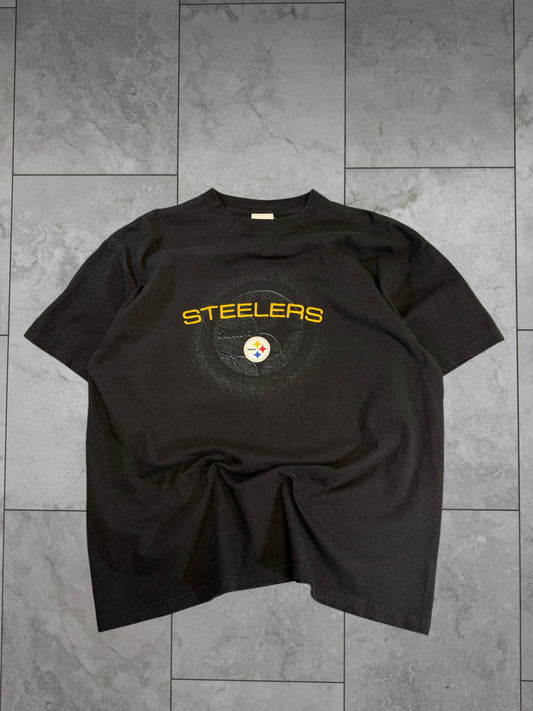(XL) Vintage Y2K Steelers Embroidered Tee