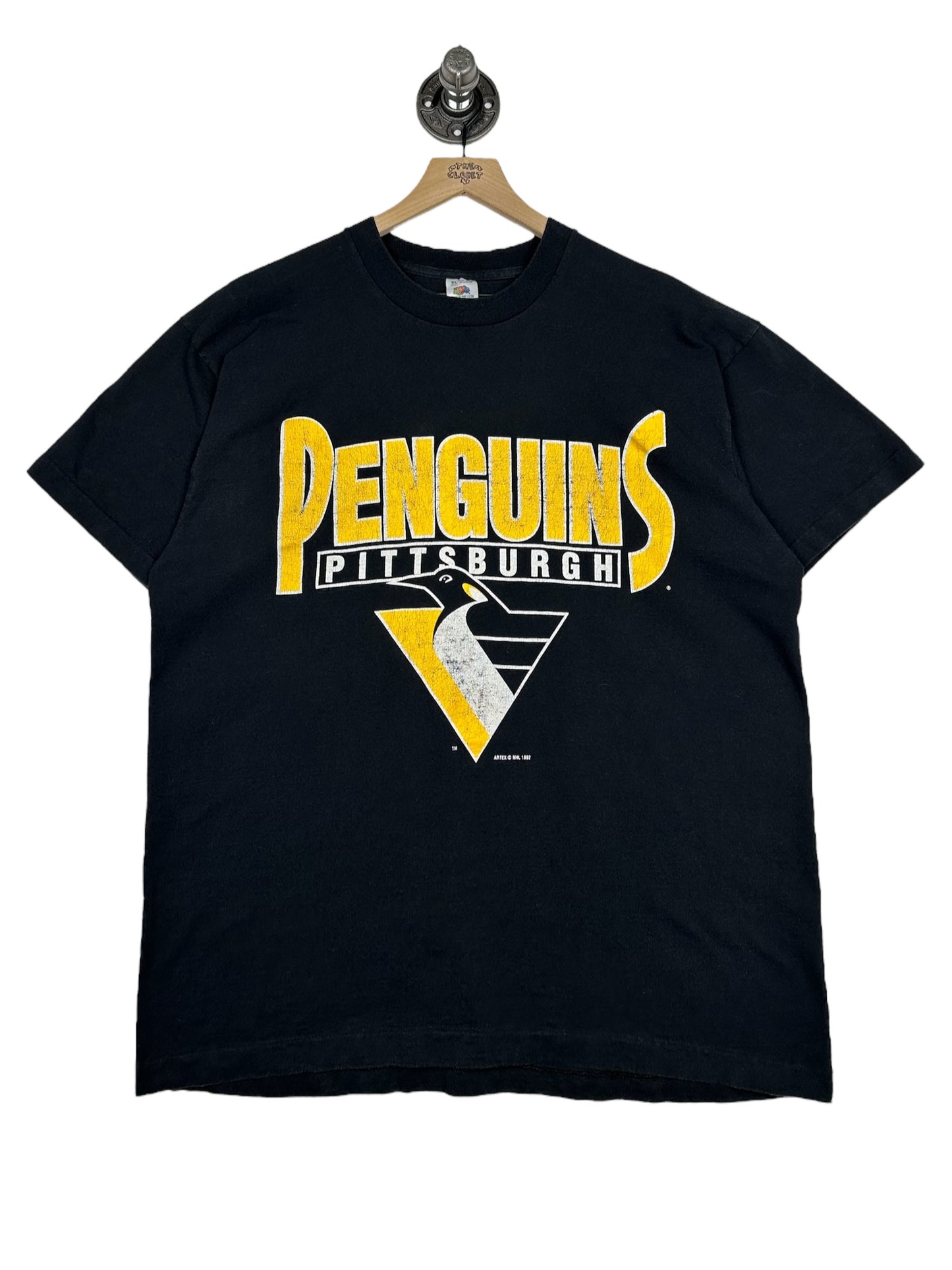 (XL) 1992 Penguins Artex Graphic Tee