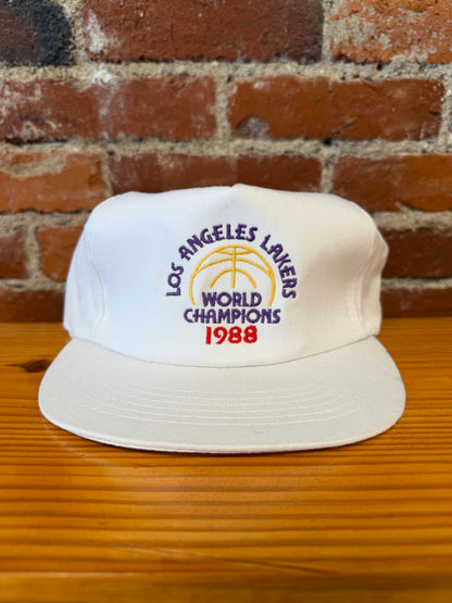 1988 Los Angeles Lakers NBA World Champions Hat - NEW