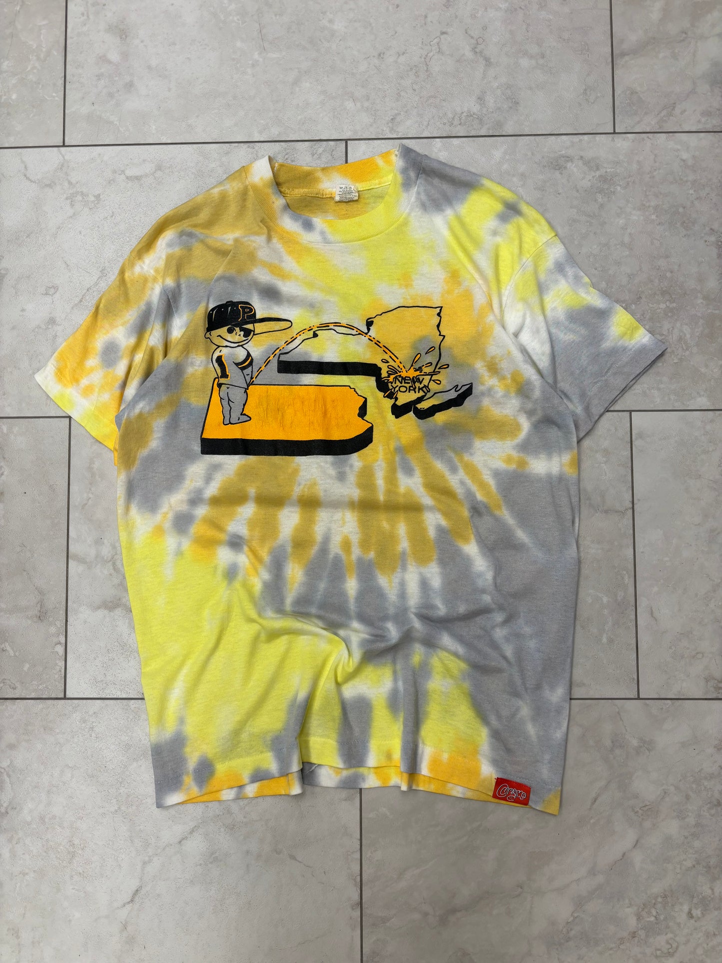 Custom 80’s Pirates Tiedye Tee - Cabana x The Closet