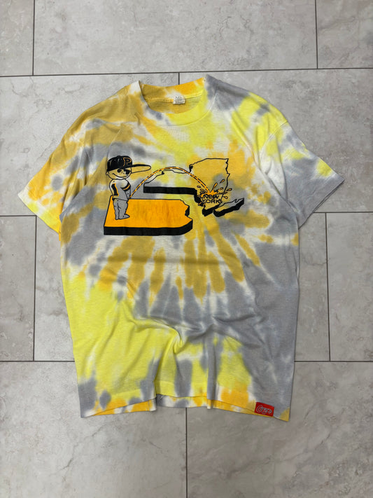 Custom 80’s Pirates Tiedye Tee - Cabana x The Closet
