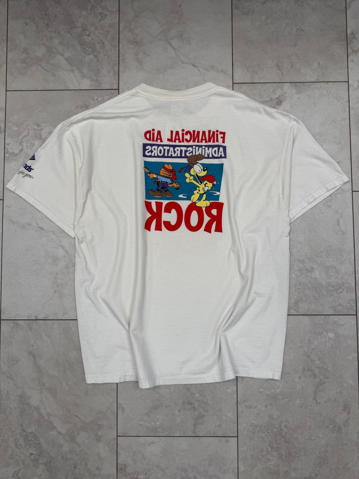 (XL) Vintage 90’s PAWS “Financial Aid Administrators Rock” Graphic Tee
