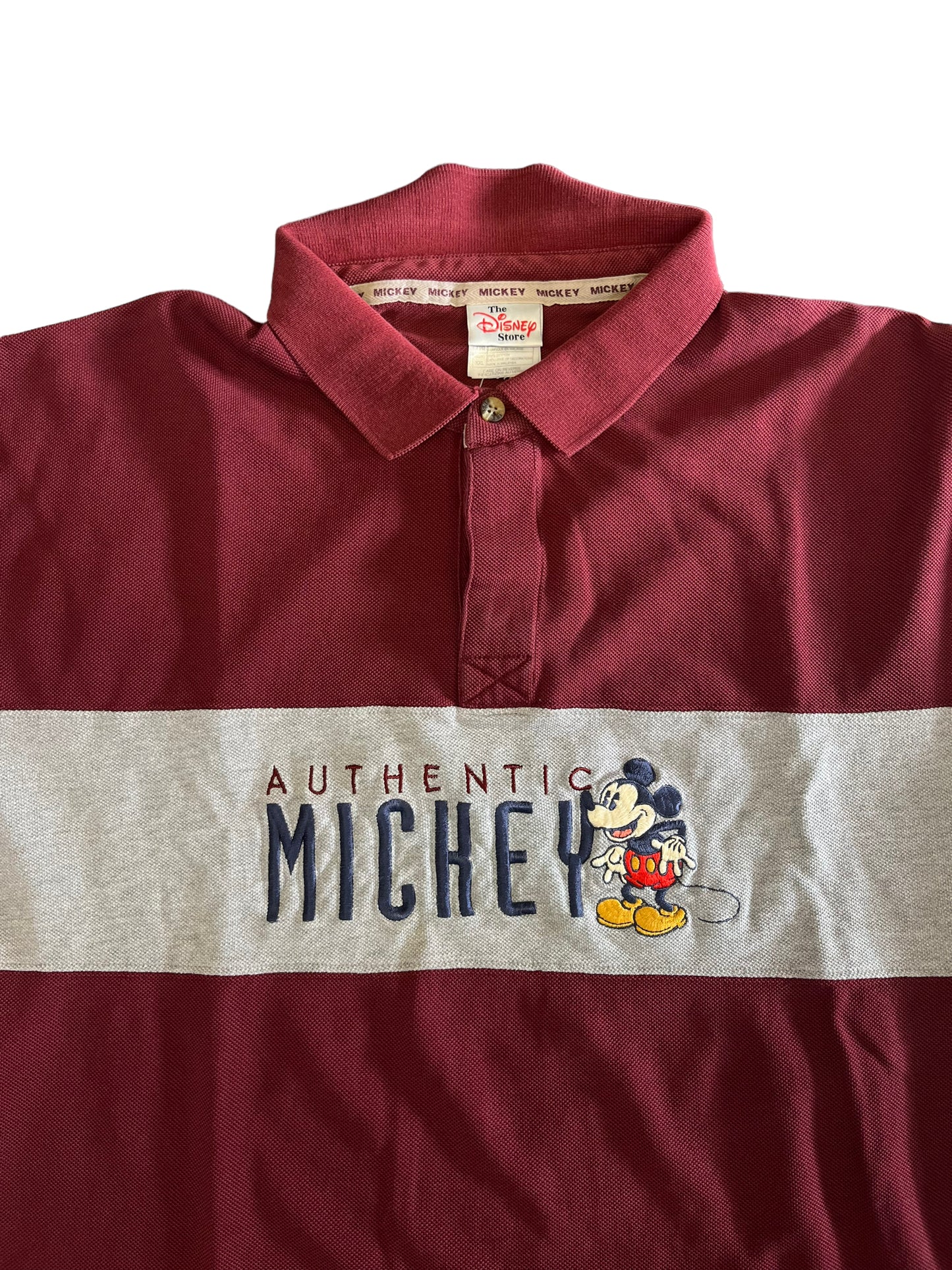 (XXL) Vintage Mickey Polo L/S