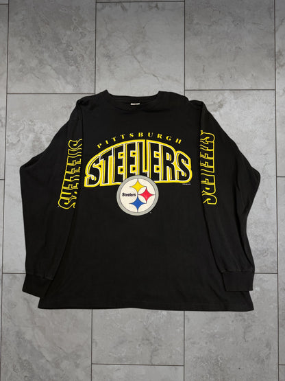 (XL) 1996 Steelers Graphic Longsleeve Shirt