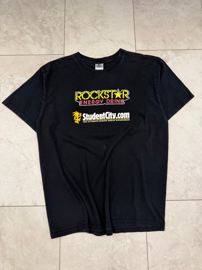 (L) Vintage Y2K Rockstar Energy Drink Graphic Tee