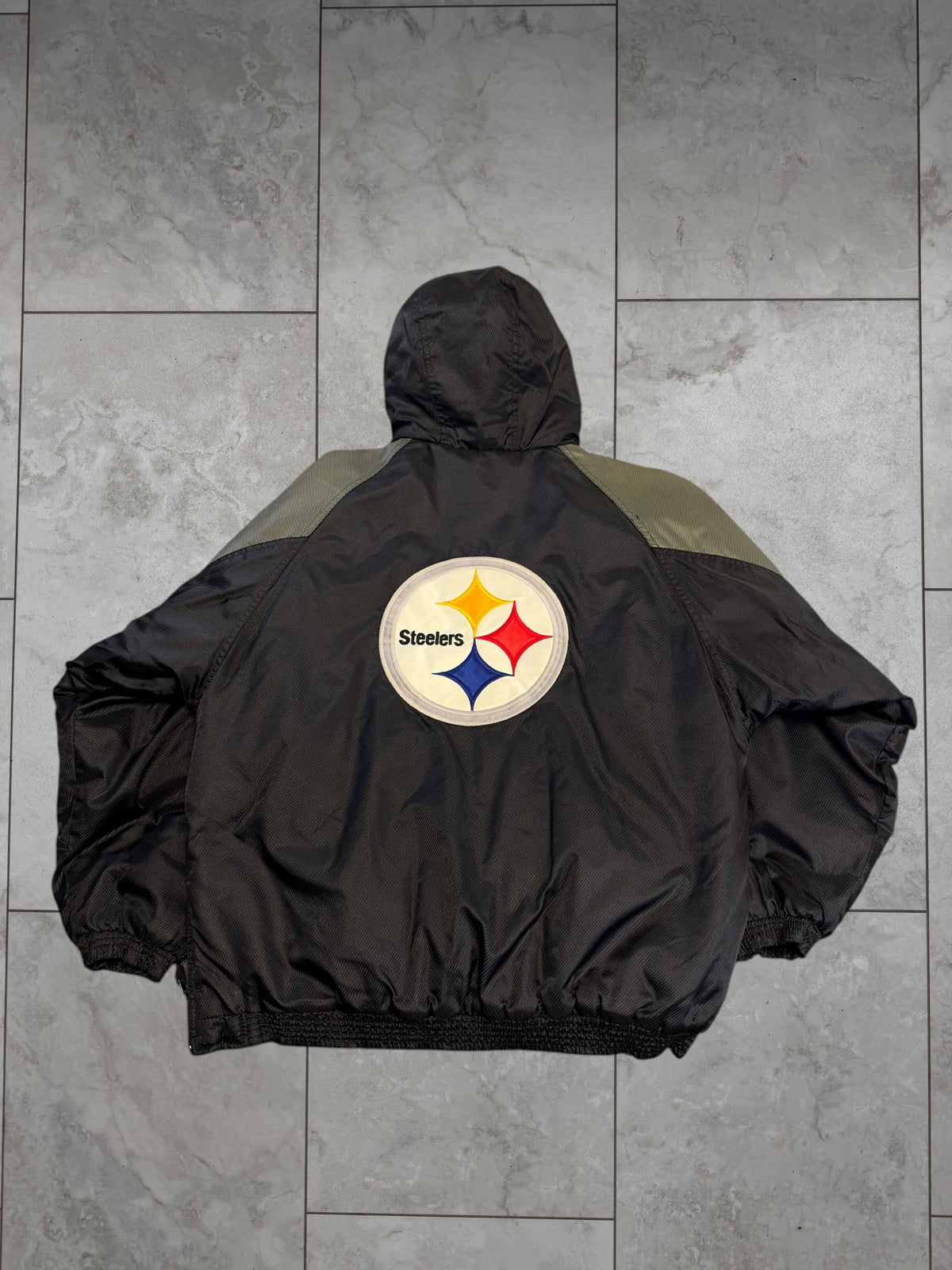 (M/L) Vintage 90's Steelers Starter 1/2 Zip Jacket