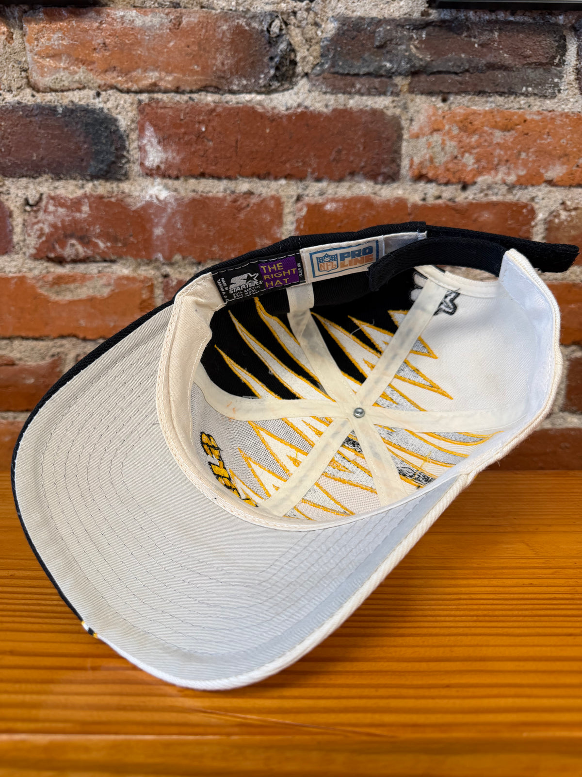 Vintage Steelers Shockwave Starter Strapback Hat