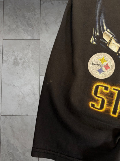(M) Vintage 90's Steelers Helmet Graphic Tee