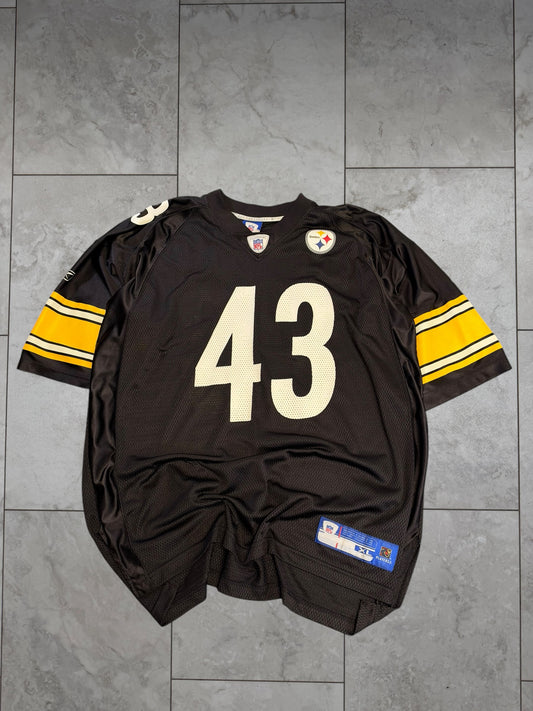(XL) Vintage Y2K Steelers Troy Polamalu #43 Jersey